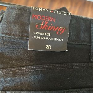 Tommy Hilfiger Modern Black Skinny Jeans NWT 2